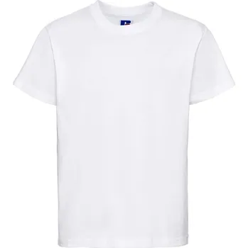 Russell Dětské tričko z těžké bavlny "Authentic" - 152 white