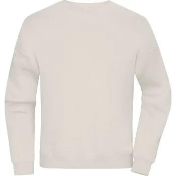 Dámská mikina James & Nicholson Oversize mikina z bio bavlny - XXL sandstone