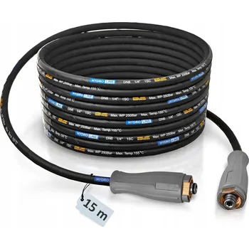 Vysokotlaký čistič Hadice 15 m pro myčku KARCHER HD HDS s Easy Lock Force DN6 250 Bar 155 °C TR22