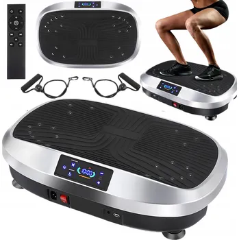 Vibrační plošina MULTIFUNKČNÍ VIBRAČNÍ PLOŠINA VIBRAČNÍ TRÉNINKOVÁ FITNESS S DÁLKOVÝM OVLÁDÁNÍM