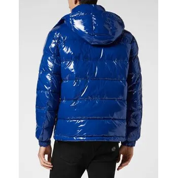 PHILIPP PLEIN Vatovaná bunda 349 Světle modrá Regular Fit 5XL