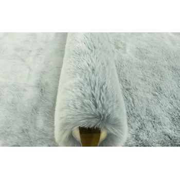 Koberec Koberec chlupatý kožešina 60x120 šedý