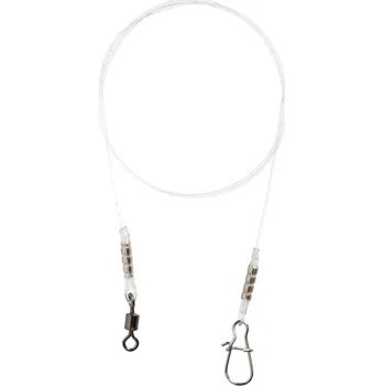 Rybářský háček 2ks - Fluorocarbonový Návazec Mikado Jaws Super Strong 50cm/35kg/0.9mm