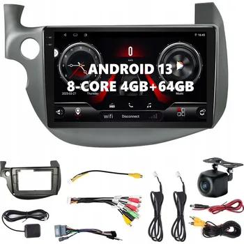 Mobilní telefon ANDROID 13 RÁDIO PRO HONDA JAZZ 2008-2014 s CARPLAY, ANDROID AUTO, SIM, GPS, 4GB/64GB