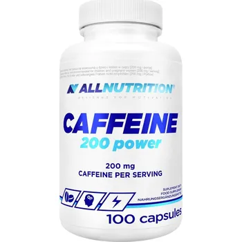 ALLNUTRITION CAFFEINE 200MG 100KAP KOFEIN POVZBUZENÍ ENERGIE ÚNAVA