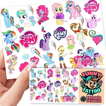 Tetování Tetování My Little Pony FUNNY TATTOO 1 ks