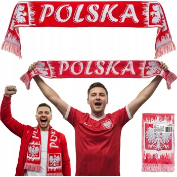 Šála Jednostranná šála Polsko 130 cm x 20 cm