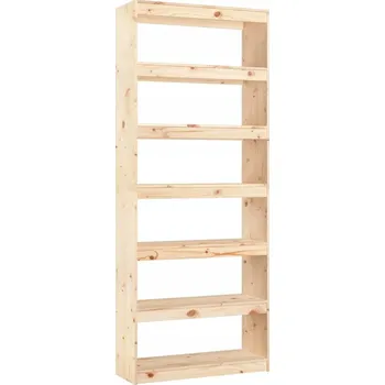 Knihovna Regál 80 cm x 199,5 cm x 30 cm dub