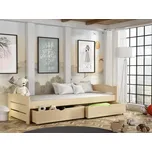 Dětská postel s úložným prostorem Olek Barva dřeva: Modrá, Rozměry: 80x180