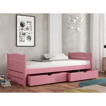 Dětská postel Dětská postel s úložným prostorem Ula Barva dřeva: Růžová, Rozměry: 80x180