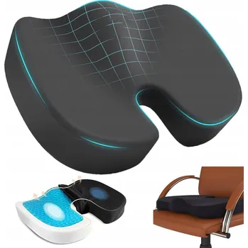 Polštář ORTOPEDICKÝ POLŠTÁŘ NA SEDADLO DO AUTA, ŽIDLE, KANCELÁŘE