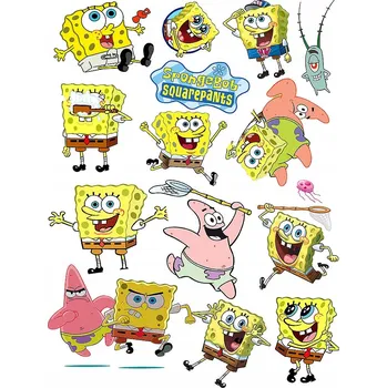 Odstranitelné tetování Smyvatelné tetování pro děti - SpongeBob