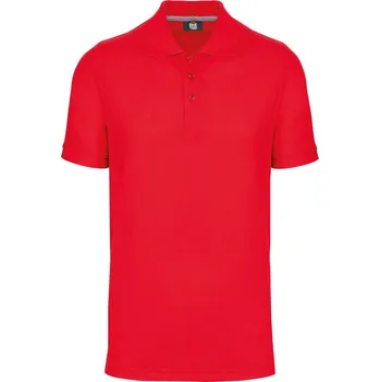 Kariban Pánské pracovní piqué polo z těžké bavlny - 5XL red