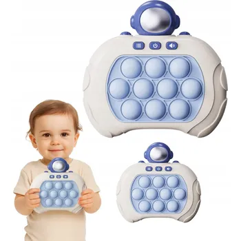 POP IT DOVEDNOSTNÍ HRA POP IT ANTISTRESOVÁ HRA ASTRONAUT SVÍTÍCÍ ELEKTRONICKÁ HRA