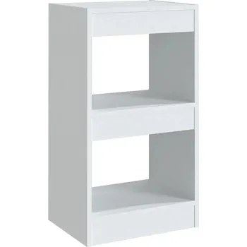 Knihovna Univerzální bílý regál 40x30x72 cm, dřevěný materiál