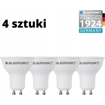 Žárovka Sada 4 kusů - Blaupunkt LED žárovky GU10 5W teplá bílá (WW)