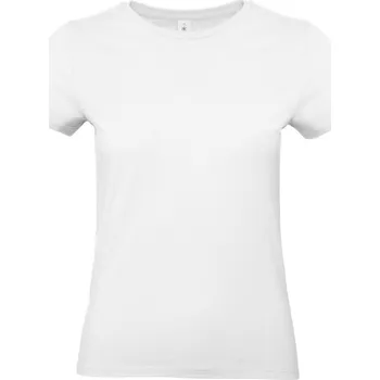 Dámské tričko B&C Collection Dámské tričko z těžké bavlny - 3XL white