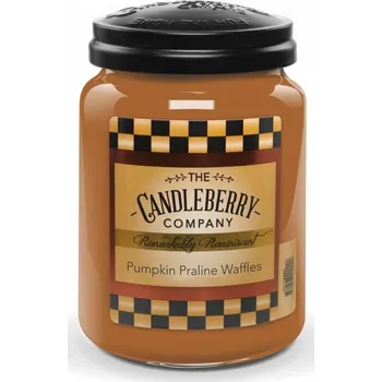 Svíčka Candleberry Candle svíčka Pumpkin Praline Waffles, 624 g
