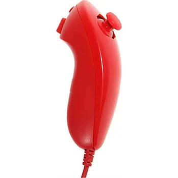 Gamepad Ovladač Nunchuk pro WII U a WII - červený příslušenství