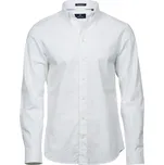 TEE JAYS Košile Oxford Perfect s dlouhým rukávem - 4XL white