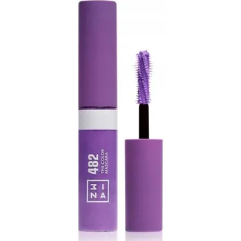 Řasenka Barevná řasenka 3INA The Color Mascara, odstínu 482 Purple, 5,5 ml, fialová