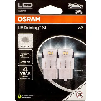 Autožárovka OSRAM žárovka LED W21W 6000k 12V 1,5W w3x16d