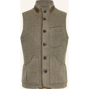 Pánská bunda Habsburg Pánská Tradiční Vesta Kerscheneck, khaki / hnědá /...