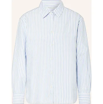 Knowledgecotton Apparel Dámská Košile, bílá / tmavě modrá, 34