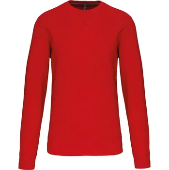 Pánské tričko Kariban Mikina z těžké bavlny - XL red