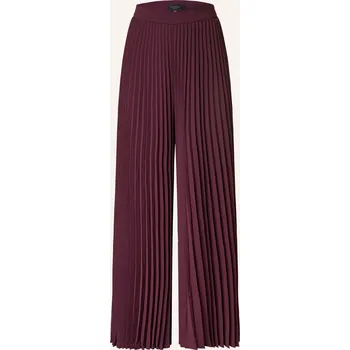 Dámské kalhoty Ted Baker Dámské Plisované Kalhoty Oxblood, tmavě červená, 38