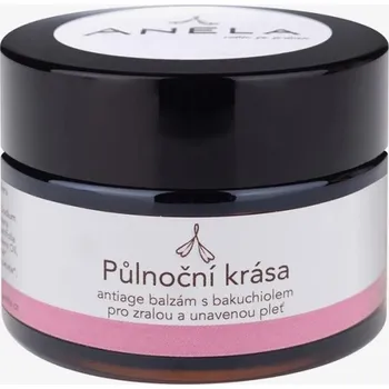 Pleťový krém Anela Půlnoční krása anti-age balzám s bakuchiolem pro zralou a unavenou pleť 5ml