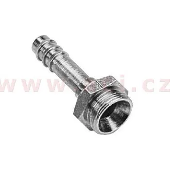 fitinka hliníková namačkávací k rychlospojce 180° pro hadice G8 (10 mm)