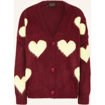 Dámský svetr Miss Goodlife Dámský Pletený Kardigan S Alpakou, tmavě...