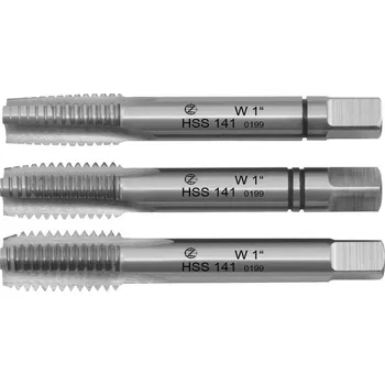 Závitořezný nástroj NÁSTROJE CZ Závitník sadový W 7/32" 24z/1" sada HSS stř. PN8/3011 - 141 - CZZ141-732