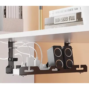 Organizér kabelů pod stůl 40cm (KBR3)