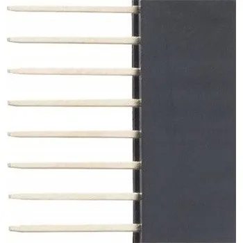 Elektrický konektor Kolíková lišta samice 1x40 - rozteč 2,54 mm, dlouhé piny, vertikální - 2 kusy