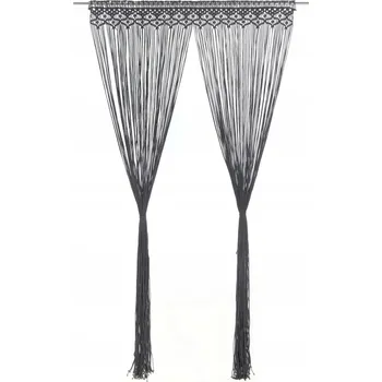 Prostěradlo Antracitová šňůrková Závěs 140 x 240 cm, 80% Bavlna 20% Polyester