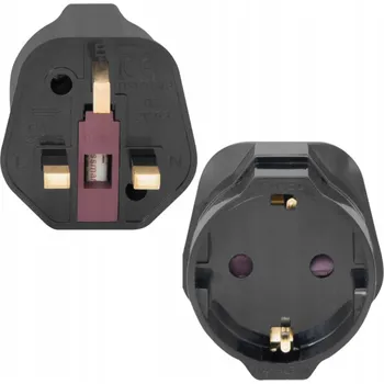 Cestovní adaptér CESTOVNÍ ADAPTÉR UK EU ANGLIE ČESKO SCHUKO ZÁSUVKA SÍŤOVÁ