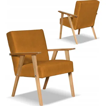 Křeslo Tradiční křeslo Family Meble hnědé