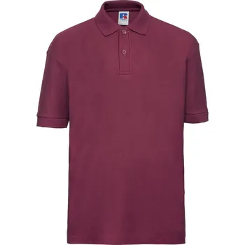 Chlapecké kalhoty Russell Dětské piqué polo - 116 burgundy