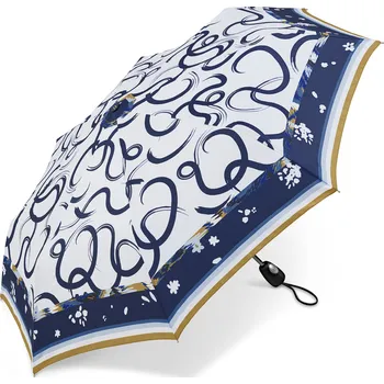 Pierre Cardin deštník skládací Easymatic Bílý Foulard White 28cm/96cm