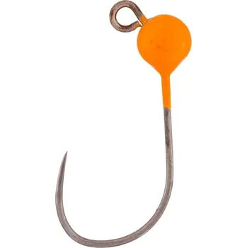 Rybářský háček 3ks - Balení Jigových Hlaviček M-Craft 0,62g 4mm Velikost 8 Oranžová