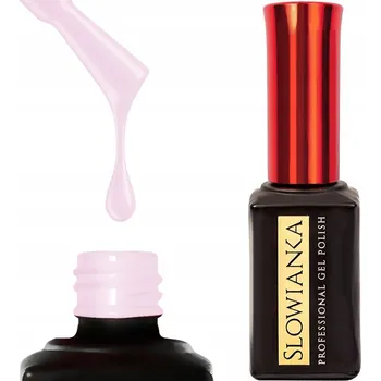 Lak na nehty Slowianka Fiber Pastel Rose gel modelovací stavební gel s funkcí samovyrovnání, 10 g