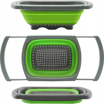 Cedník a síto Skládací cedník na kuchyňský dřez s Dřez do silikonu