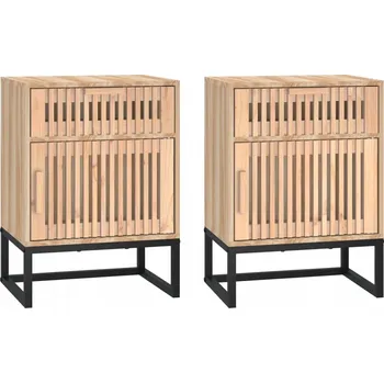 Noční stolek Noční stolek ve skandinávském stylu, 40 x 30 x 55,5 cm, dřevotříska