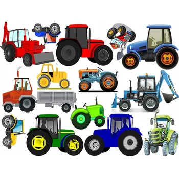 Tetování DĚTSKÉ TETOVÁNÍ DOČASNÉ TRAKTORY SADA