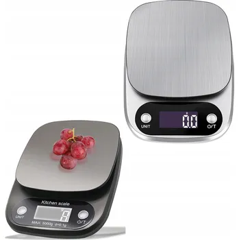 Kuchyňská váha Kuchyňská elektronická váha stříbrná Max. 5 kg (5000 g) Přesná 0,1 g