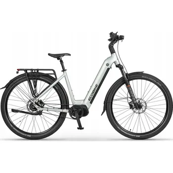 Elektrokolo Elektrokolo (do 250 W) Ecobike LX400, rám 17 palců, hliníkový, kolo 28", stříbrné, 250 W