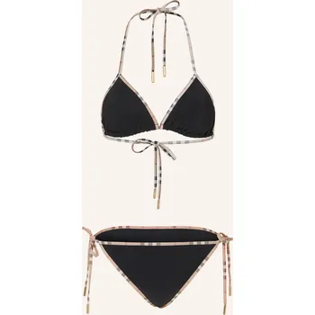 Dámské plavky Burberry Dámský Bikiny S Trojúhelníkovým Horním Dílem, černá...