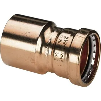 Stavebniny Viega PROFIPRESS 2415.1XL redukční kus 76,1x54mm, lisovací, voda, měď